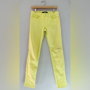 Joes Jeans Womens 28 Ultra Slim Lemon Lime